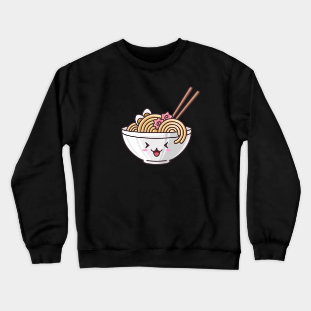 ramen noodles uwu Crewneck Sweatshirt by garistipis